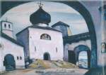 Nicholas Roerich, Old Pskov Fine Art Reproduction Oil Painting