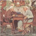 Norman Rockwell, The Game Fine Art Reproduction Oil Painting