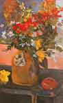 Paul Gauguin, Still-Life with Flowers Fine Art Reproduction Oil Painting