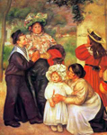 Pierre August Renoir, The Artists Family Fine Art Reproduction Oil Painting