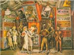 Reginald Marsh, Twenty Cent Movie Fine Art Reproduction Oil Painting