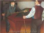 Richard Lindner, The Billiard Fine Art Reproduction Oil Painting