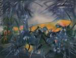 Roberto Matta, Green I Want You Green Fine Art Reproduction Oil Painting