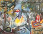 Roberto Matta, Inscape Fine Art Reproduction Oil Painting