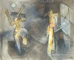 Roberto Matta, Untitled Fine Art Reproduction Oil Painting