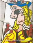 Roy Lichtenstein, Woman with Flowered Hat Fine Art Reproduction Oil Painting