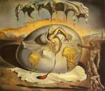 Salvador Dali, Geopoliticus Child Watching the Birth Fine Art Reproduction Oil Painting