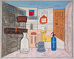 Stuart Davis, Rue Lipp Fine Art Reproduction Oil Painting