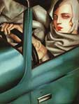 Tamara de Lempicka, Autoportrait Fine Art Reproduction Oil Painting