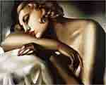 Tamara de Lempicka, La Dormeuse Fine Art Reproduction Oil Painting