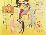 Vasilii Kandinsky, Accompanied Centre Fine Art Reproduction Oil Painting