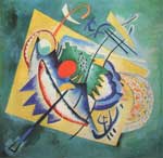 Vasilii Kandinsky, Red Oval Fine Art Reproduction Oil Painting