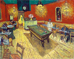 Vincent Van Gogh, The Night Cafe (Thick Impasto Paint) Fine Art Reproduction Oil Painting