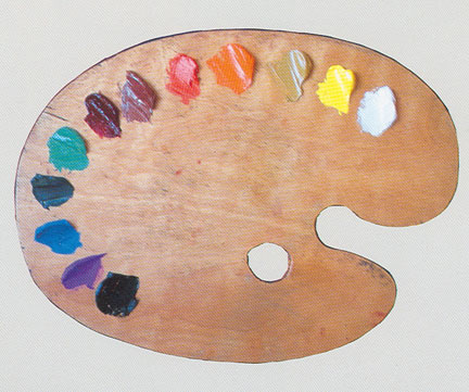 A painter's pallette